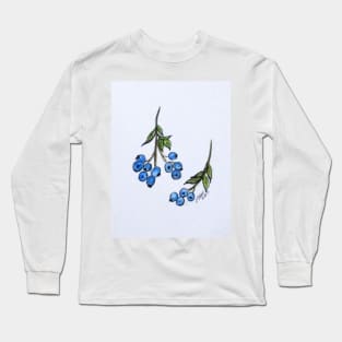 Blue Berries Long Sleeve T-Shirt